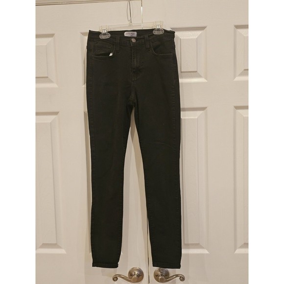 Judy Blue Denim - Judy Blue Womens Jeans 3/26 Black Skinny Stretch Casual Denim 83106